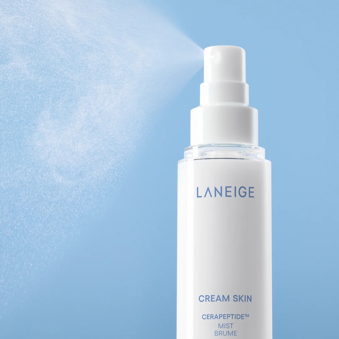 Cream Skin Milky Toner with Ceramides & Peptides for Nourishing Hydration - 80mL Mist | Laneige (US)