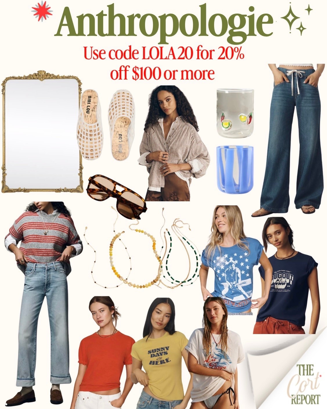 Anthropologie Sale
Use code LOLA20 for 20% off orders of $100 or more
@Anthropologie