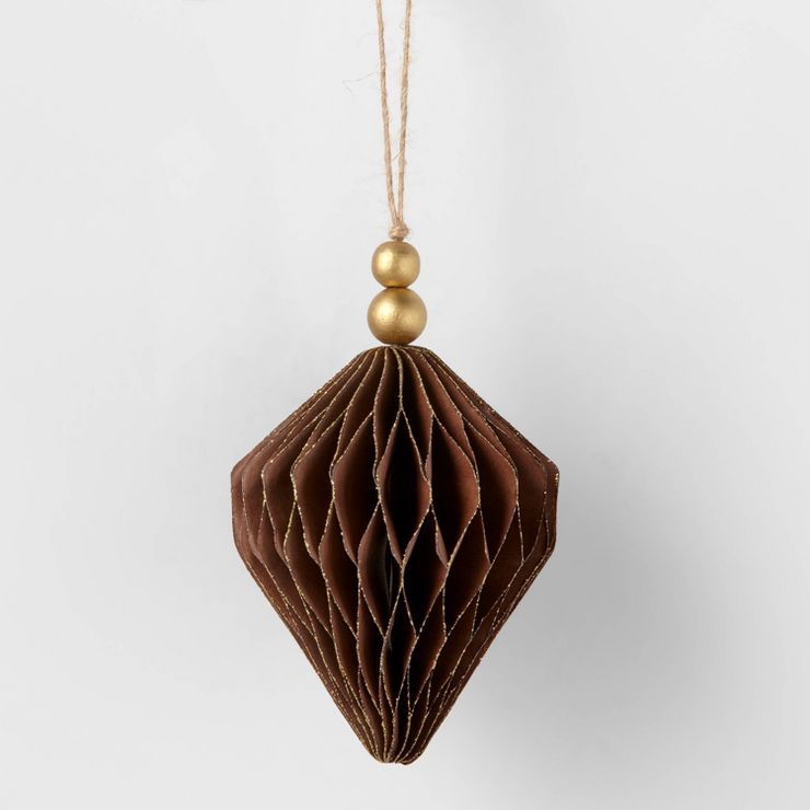 Honeycomb Paper Diamond Christmas Tree Ornament - Wondershop™ | Target