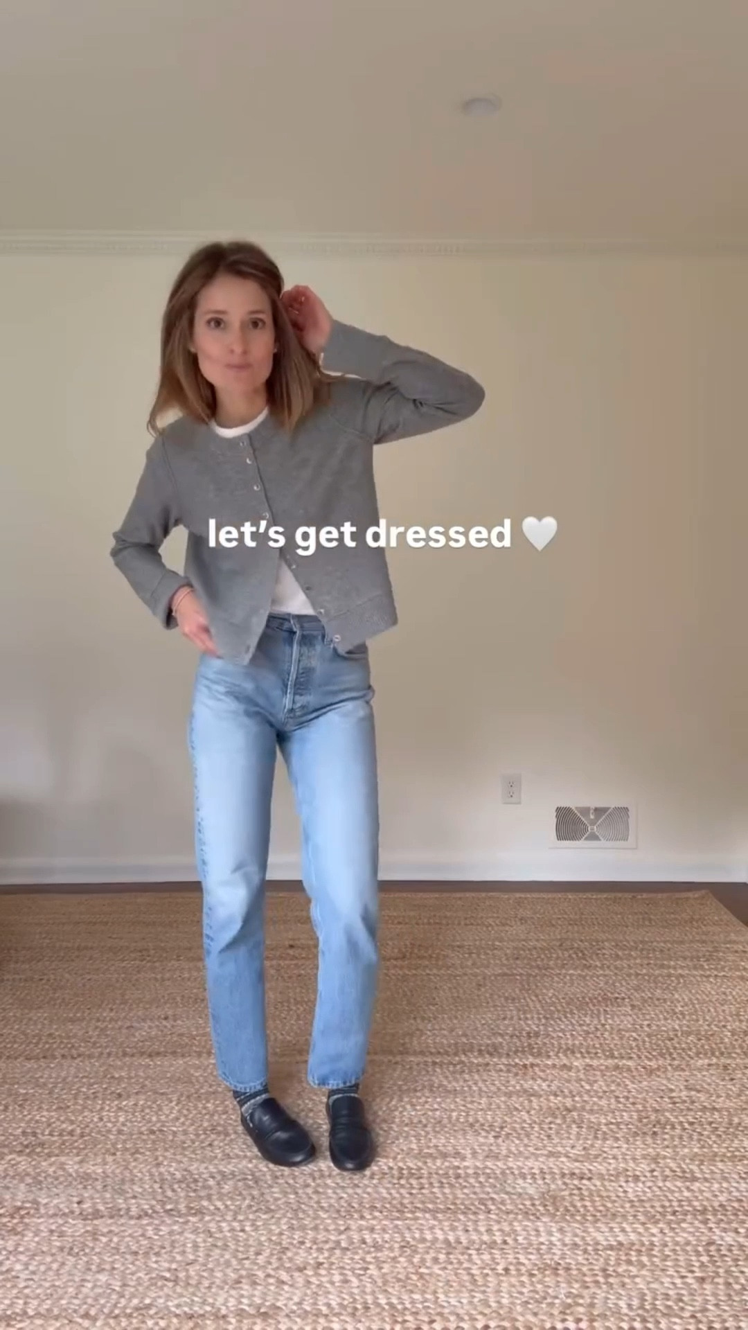 Resharing Monday’s OOTD in case you missed it! 

Today I paired some of my very favorite best basics (AGOLDE jeans, Buck Mason white tee, Free People cardigan) with a new pair of cozy Fair Isle socks I found in the men’s department at Todd Snyder and an elevated pair of loafers to take this outfit full of staples from boring to interesting.

The versatility of the cardigan is real! This is a piece I was wearing in September and I love it so much I still reach for it when it’s 30 degrees here. Paired with the right accessories (cozy socks, hat and gloves) I can wear all winter long when I want to be warm without feeling bulky. 

I just love pairing great basics with a fun detail or a pop of color. It’s a great way to stay classic and stylish while also adding some texture to keep me excited to get dressed every day! 

Sizing notes: Tee Shirt (S) Cardi (S) jeans (25), and loafers (7) are all my true size. Loafers are low stock so added a few great lower price point alts. 

❤️ Follow if you’re looking for easy everyday outfit inspiration! 

#outfitinspo #outfitoftheday #outfitideas ##everydaystyle #ootd #effortlessstyle #momstyle #classicstyle #closetstaples #styleblogger #realoutfitgram #fallfashion #outfitinspo #wardrobestaples #ootd #winterstyles #bestbasics

#LTKootd #LTKWorkwear #LTKSeasonal