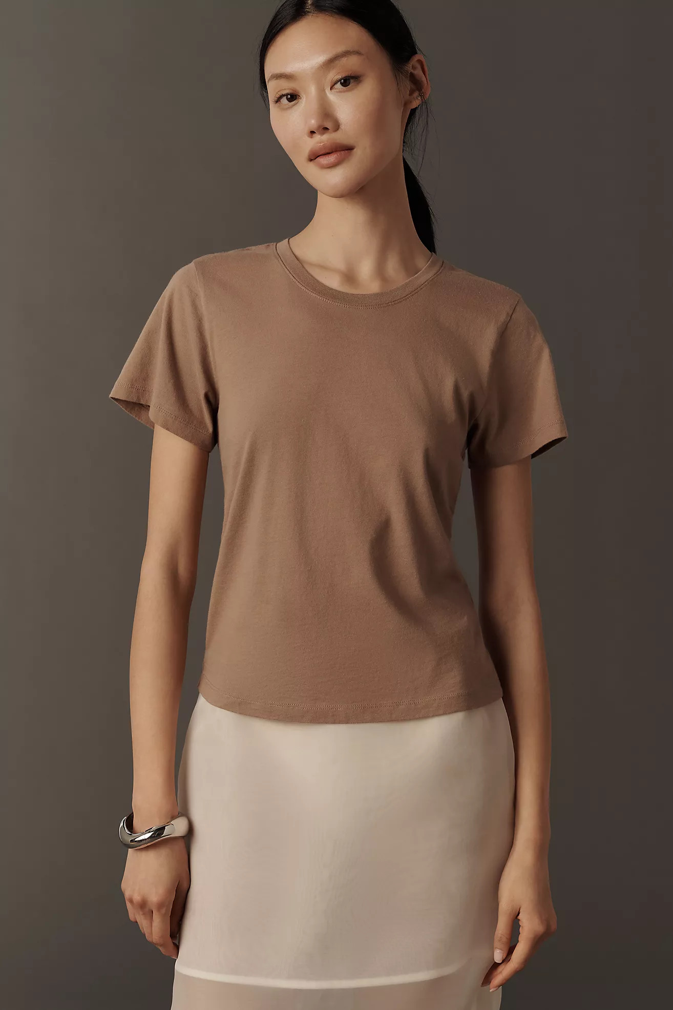 The Evelyn Perfect Cotton Tee | Anthropologie (US)