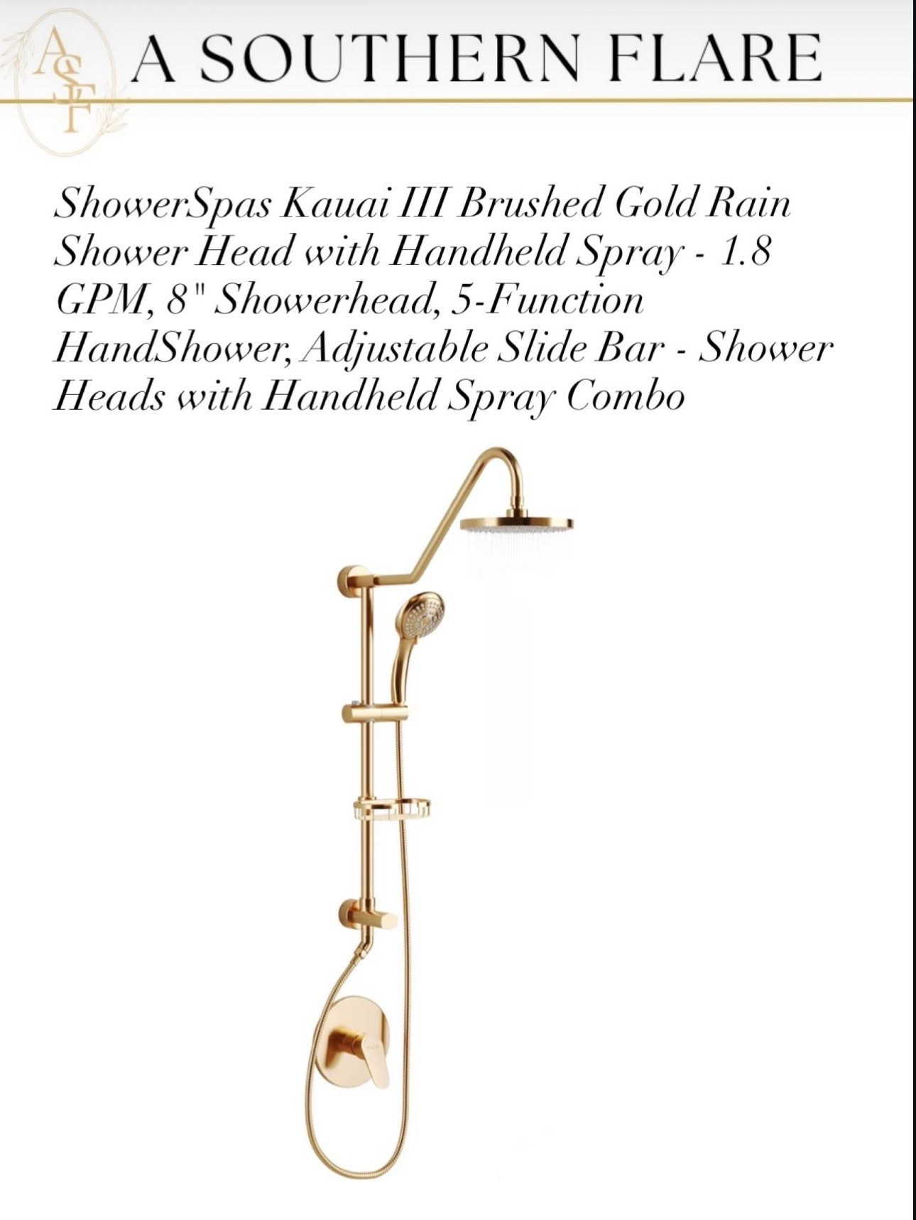 Home Improvements/Shower fixtures

#LTKHome