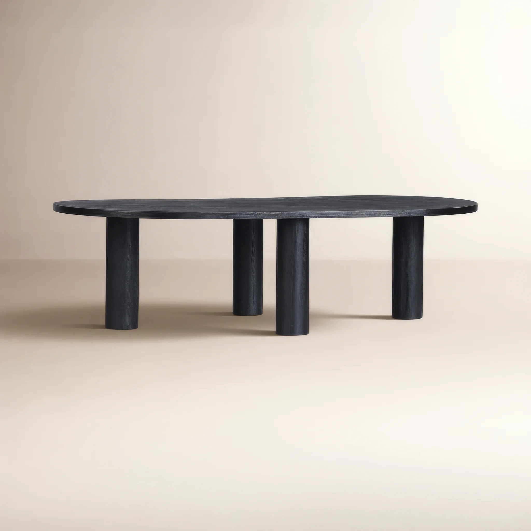 Toriano 52" Solid Wood Oval Coffee Table | Joss & Main