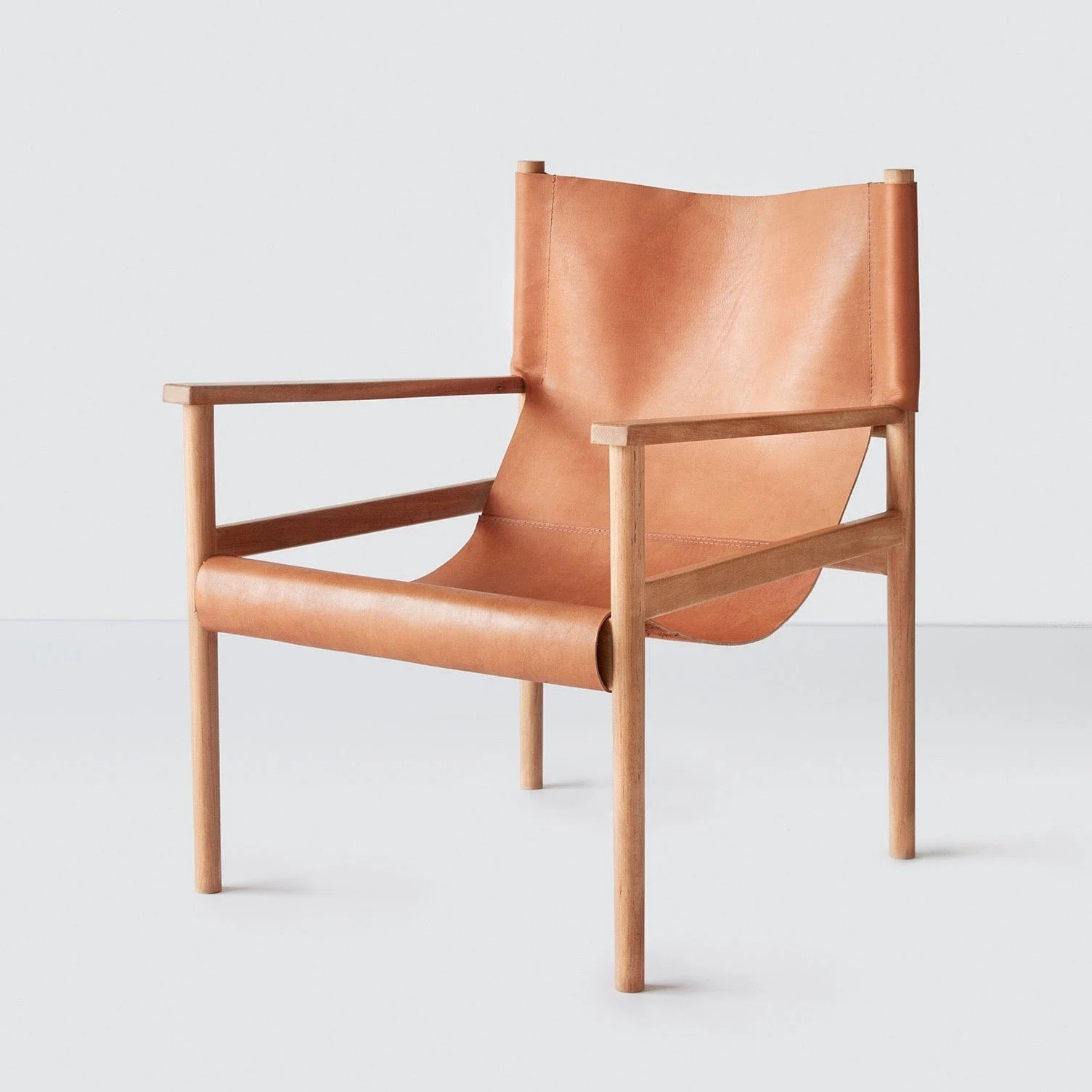 Modern Safari Chair in Leather   – The Citizenry | The Citizenry