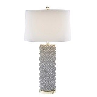 Resin Spiked Table Lamp, Gray, 31" | Bed Bath & Beyond