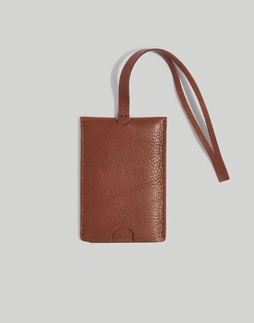 The Leather Luggage Tag | Madewell