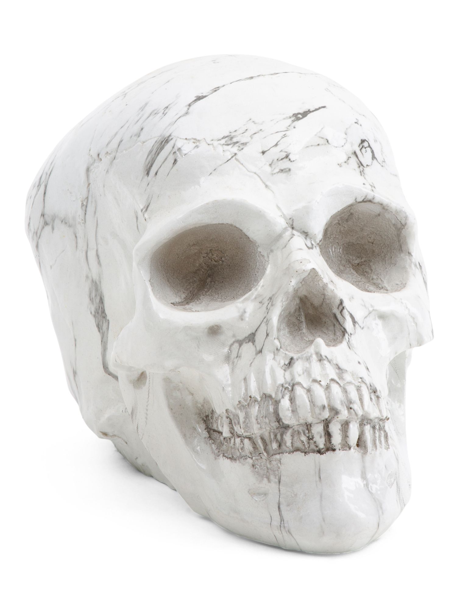 5in Marble Look Skull | TJ Maxx