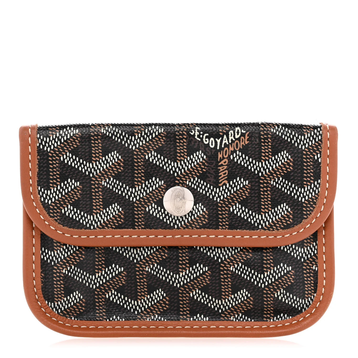 Goyardine Mini Anjou Pouch Black Gold | FASHIONPHILE (US)