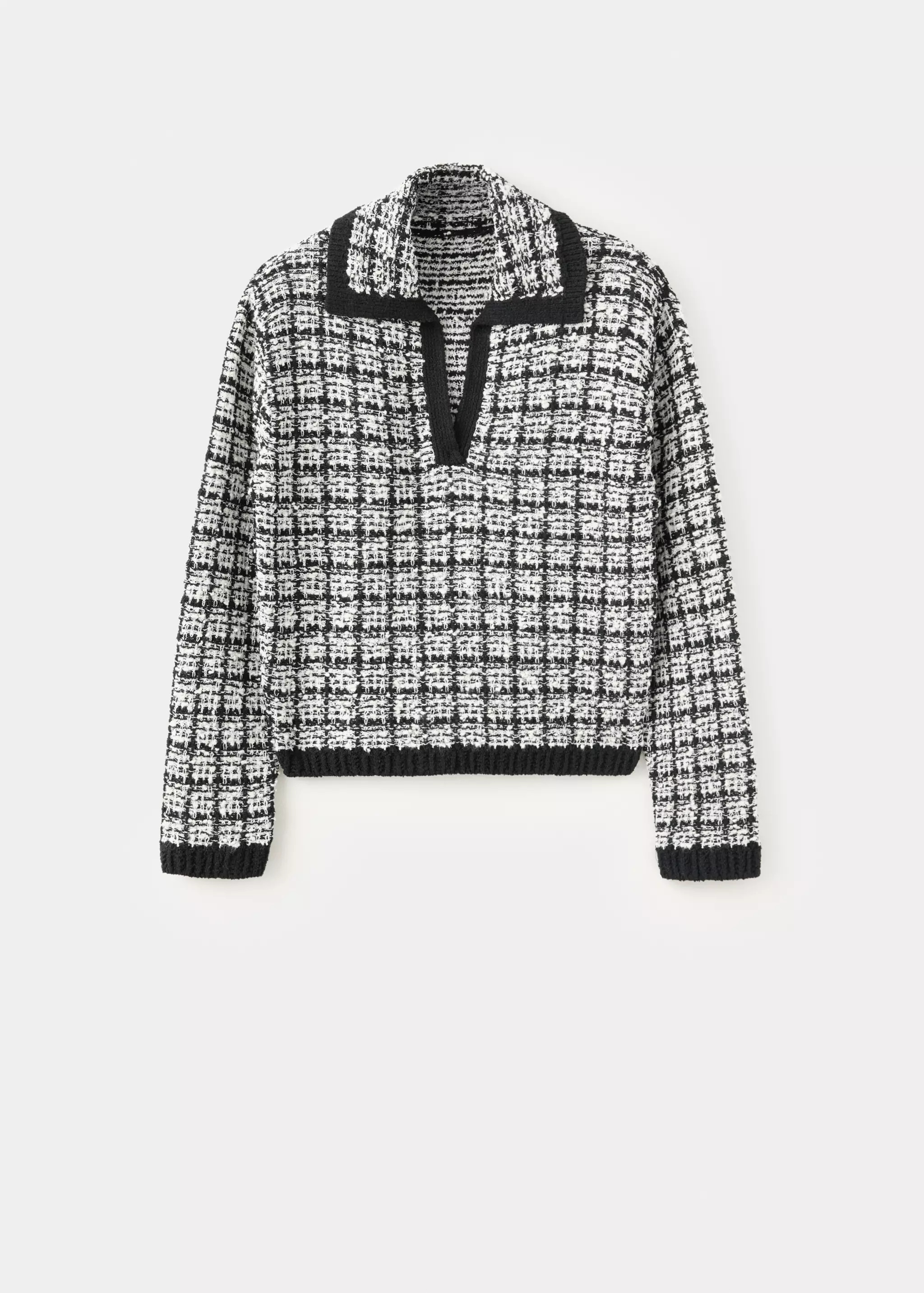 Tweed polo neck jumper | Mango (US/MX/AU)