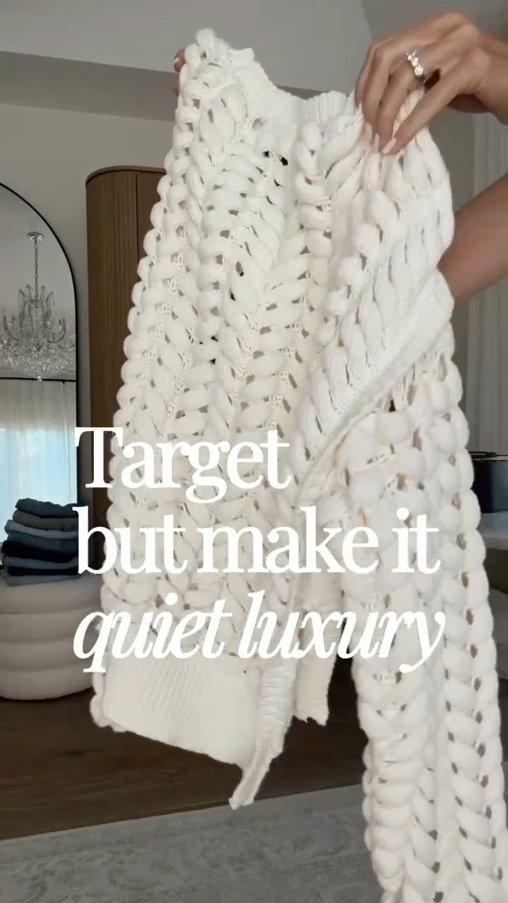 Target but make it quiet luxury…. Obsessed with this look! I’m just shy of 5-7” wearing the size small sweater and XS linen pants #stylinbyaylin #aylin #targetoutfit @Target 

#LTKgrwm #LTKootd #LTKOver40
