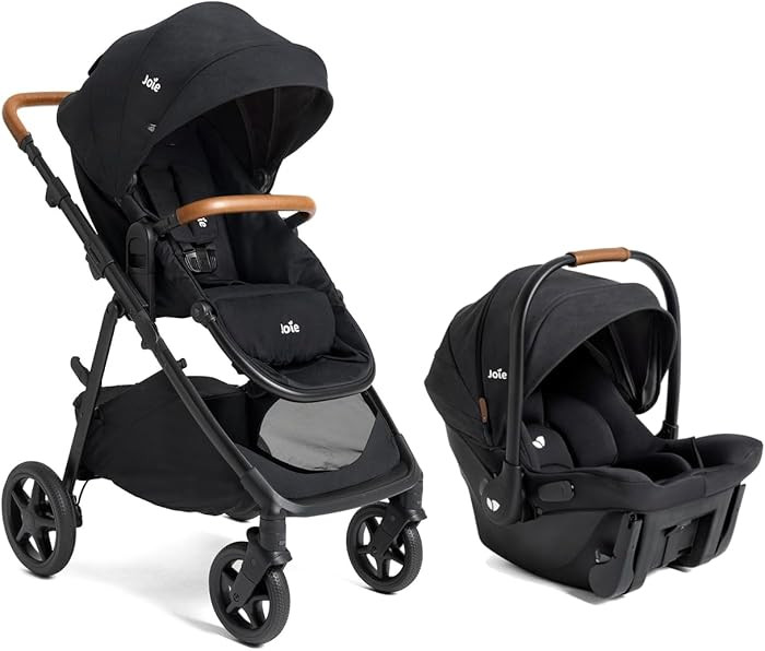 Joie Ginger and Mint Latch Travel System – 4-in-1 Travel System with Base-Free Infant Car Seat ... | Amazon (US)