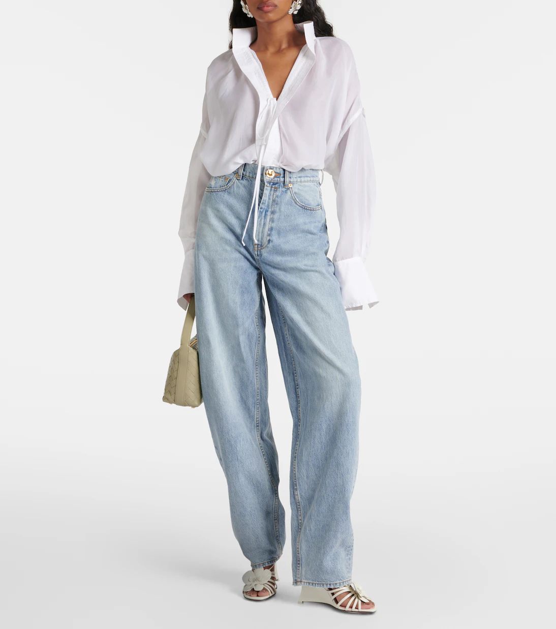 Natura high-rise barrel-leg jeans | Mytheresa (US/CA)