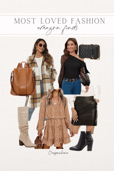 Most loved Amazon fashion finds!

Leather skirt, sheer sleeved blouse, quilted crossbody bag, ankle boots, booties, spring dress, plaid coat, leather backpack, knee height boots 

#LTKshoecrush #LTKFind #LTKstyletip