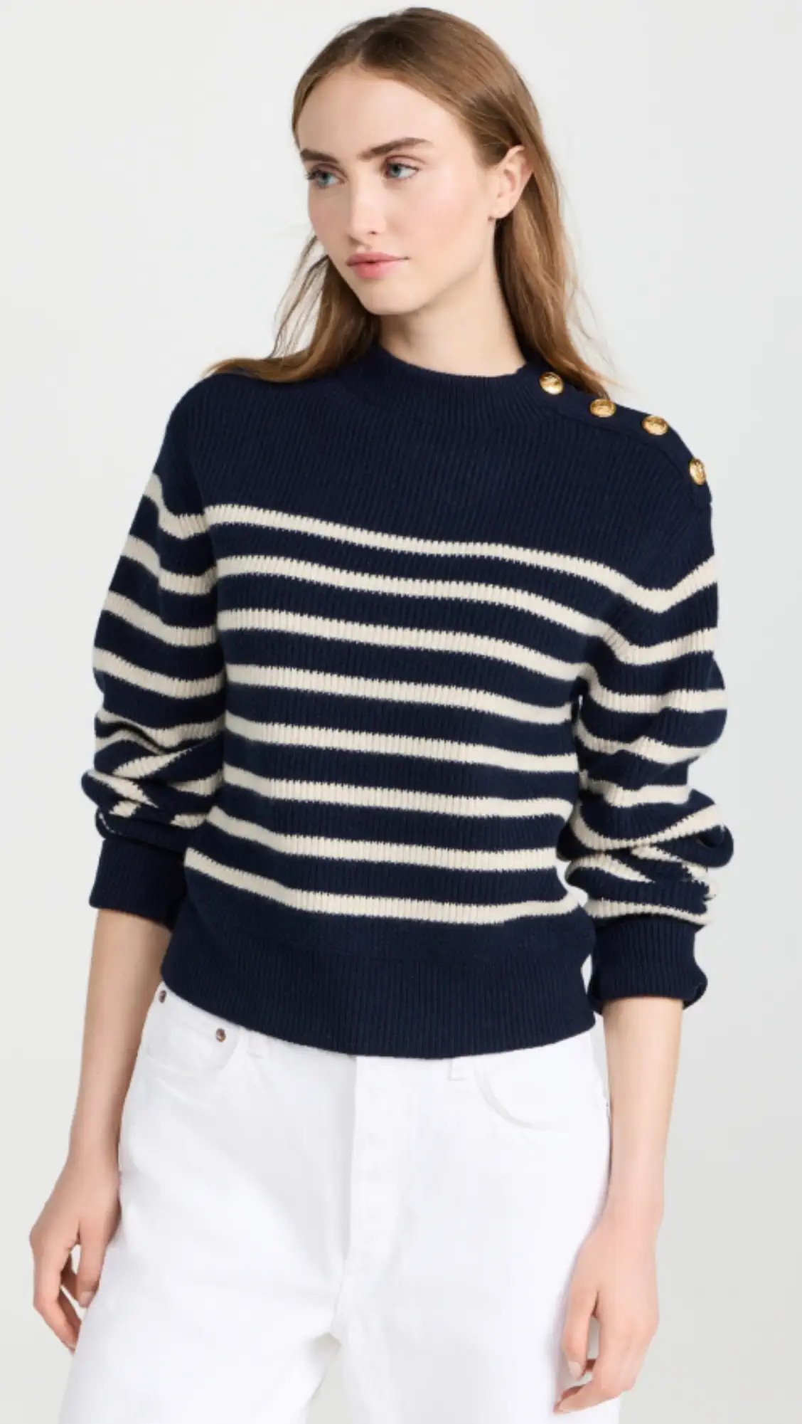 Rag & Bone Nancy Stripe Crew Sweater | Shopbop | Shopbop