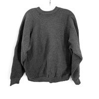 Vintage Heather Gray Crewneck Sweatshirt Blank Basic 90S | Etsy (US)