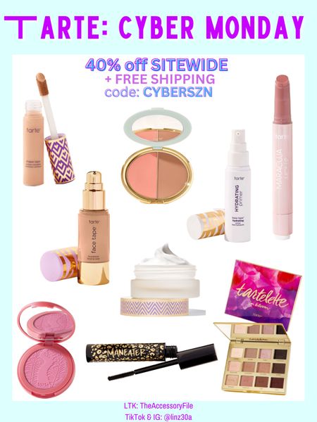⭐️⭐️CODE IS CYBER⭐️⭐️

Tarte has upped their Black Friday sale from 30% to 40% off for cyber Monday! 

Makeup, cosmetics, shape tape, eyeshadow palettes, mascara, maracuja juicy lip, gifts for her, gifts for mom, teen gifts, stocking stuffers #blushpink #winterlooks #winteroutfits #winterstyle #winterfashion #wintertrends #shacket #jacket #sale #under50 #under100 #under40 #workwear #ootd #bohochic #bohodecor #bohofashion #bohemian #contemporarystyle #modern #bohohome #modernhome #homedecor #amazonfinds #nordstrom #bestofbeauty #beautymusthaves #beautyfavorites #goldjewelry #stackingrings #toryburch #comfystyle #easyfashion #vacationstyle #goldrings #goldnecklaces #fallinspo #lipliner #lipplumper #lipstick #lipgloss #makeup #blazers #primeday #StyleYouCanTrust #giftguide #LTKRefresh #LTKSale #springoutfits #fallfavorites #LTKbacktoschool #fallfashion #vacationdresses #resortfashion #summerfashion #summerstyle #rustichomedecor #liketkit #highheels #Itkhome #Itkgifts #Itkgiftguides #springtops #summertops #Itksalealert #LTKRefresh #fedorahats #bodycondresses #sweaterdresses #bodysuits #miniskirts #midiskirts #longskirts #minidresses #mididresses #shortskirts #shortdresses #maxiskirts #maxidresses #watches #backpacks #camis #croppedcamis #croppedtops #highwaistedshorts #goldjewelry #stackingrings #toryburch #comfystyle #easyfashion #vacationstyle #goldrings #goldnecklaces #fallinspo #lipliner #lipplumper #lipstick #lipgloss #makeup #blazers #highwaistedskirts #momjeans #momshorts #capris #overalls #overallshorts #distressesshorts #distressedjeans #whiteshorts #contemporary #leggings #blackleggings #bralettes #lacebralettes #clutches #crossbodybags #competition #beachbag #halloweendecor #totebag #luggage #carryon #blazers #airpodcase #iphonecase #hairaccessories #fragrance #candles #perfume #jewelry #earrings #studearrings #hoopearrings #simplestyle #aestheticstyle #designerdupes #luxurystyle #bohofall #strawbags #strawhats #kitchenfinds #amazonfavorites #bohodecor #aesthetics 


#LTKCyberweek #LTKbeauty #LTKGiftGuide