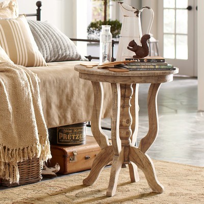 Merrick Pedestal Table Color: Natural Wood | Wayfair North America