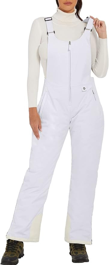 GEMYSE Women's Insulated Waterproof Ski Bib Overalls Winter Snowboarding Pants | Amazon (US)