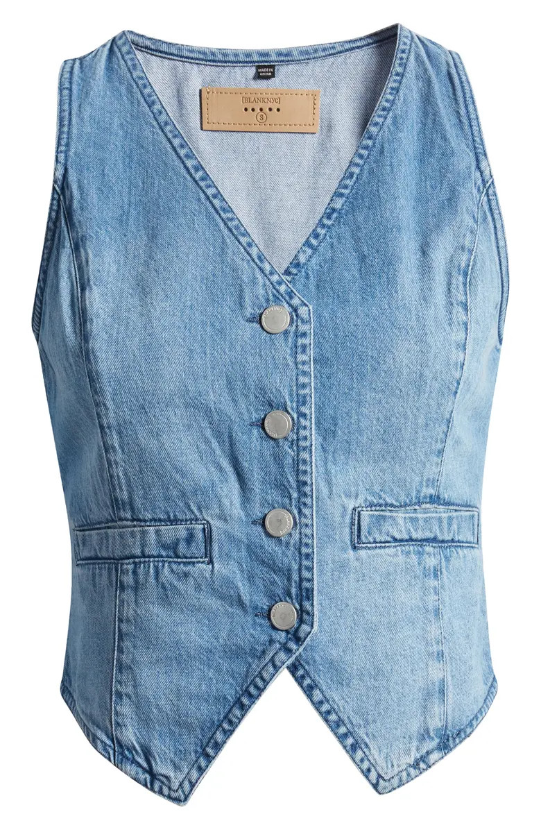 Cotton Denim Vest | Nordstrom