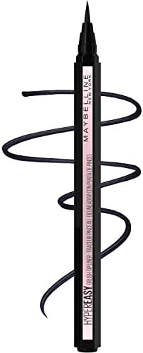 Maybelline Hyper Easy Liquid Pen No-Skip Eyeliner, Satin Finish, Waterproof Formula, Pitch Black,... | Amazon (US)
