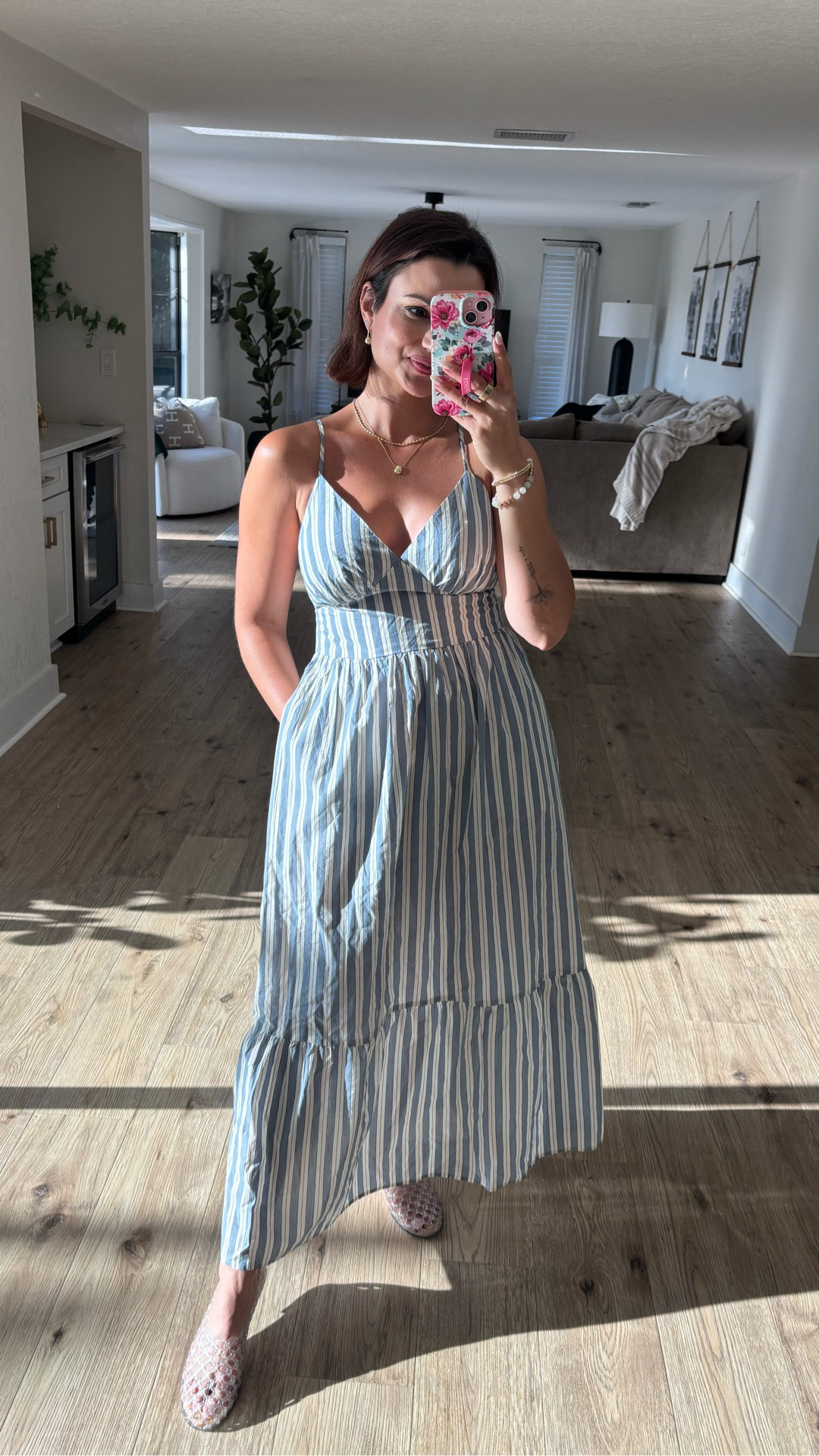 This dress is summer in an outfit 💙
Flowy, bump-friendly, mom-friendly, and so easy to style for vacation, beach days, or everyday wear. Adjustable straps!!


@Target #targetpartner #target

#LTKdayinmylife #LTKgrwm #LTKootd