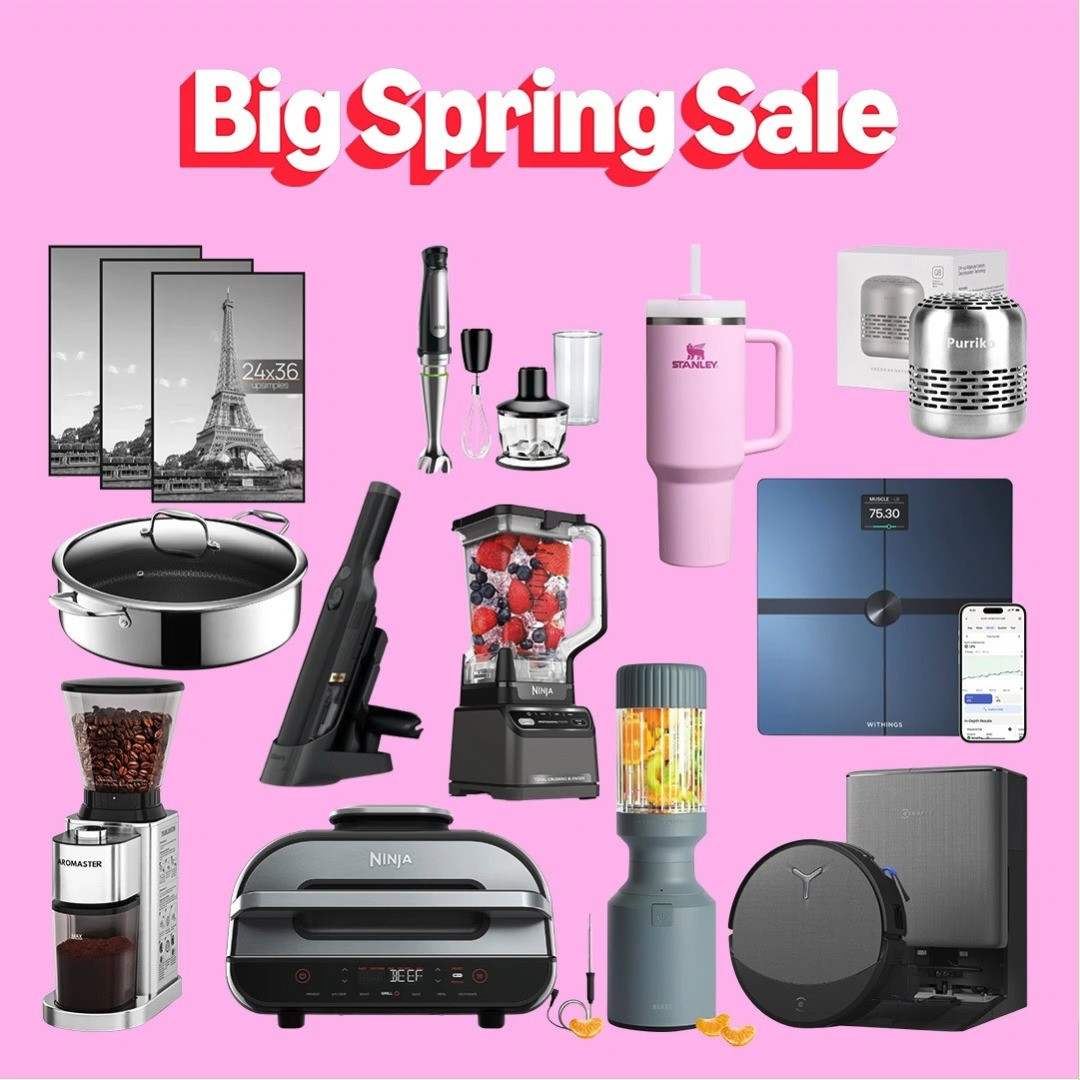 The Big Spring Sale on Amazon is here 🌿✨ the perfect time to refresh your home with must-have Home and Kitchen finds. From smart storage solutions to stylish kitchen essentials, these picks make it easy to keep your space clean, organized, and cozy.
Whether you’re decluttering, upgrading your kitchen, or adding simple decor touches, now is the best time to grab your favorites and give your home a fresh new feel. Don’t miss out on this seasonal refresh—save your top picks and start your home glow-up today 🌸🏡
#LTKHome #LTKSaleAlert #AmazonSpringSale #BigSpringSale #AmazonFinds #HomeEssentials #KitchenMustHaves #HomeInspo #AmazonHome #HomeDecor #OrganizedHome #CleanHome #SpringRefresh #HomeGoals #CozyHome #SimpleLiving #HomeUpgrade #Declutter #KitchenInspo #AestheticHome #TrendingFinds 

 