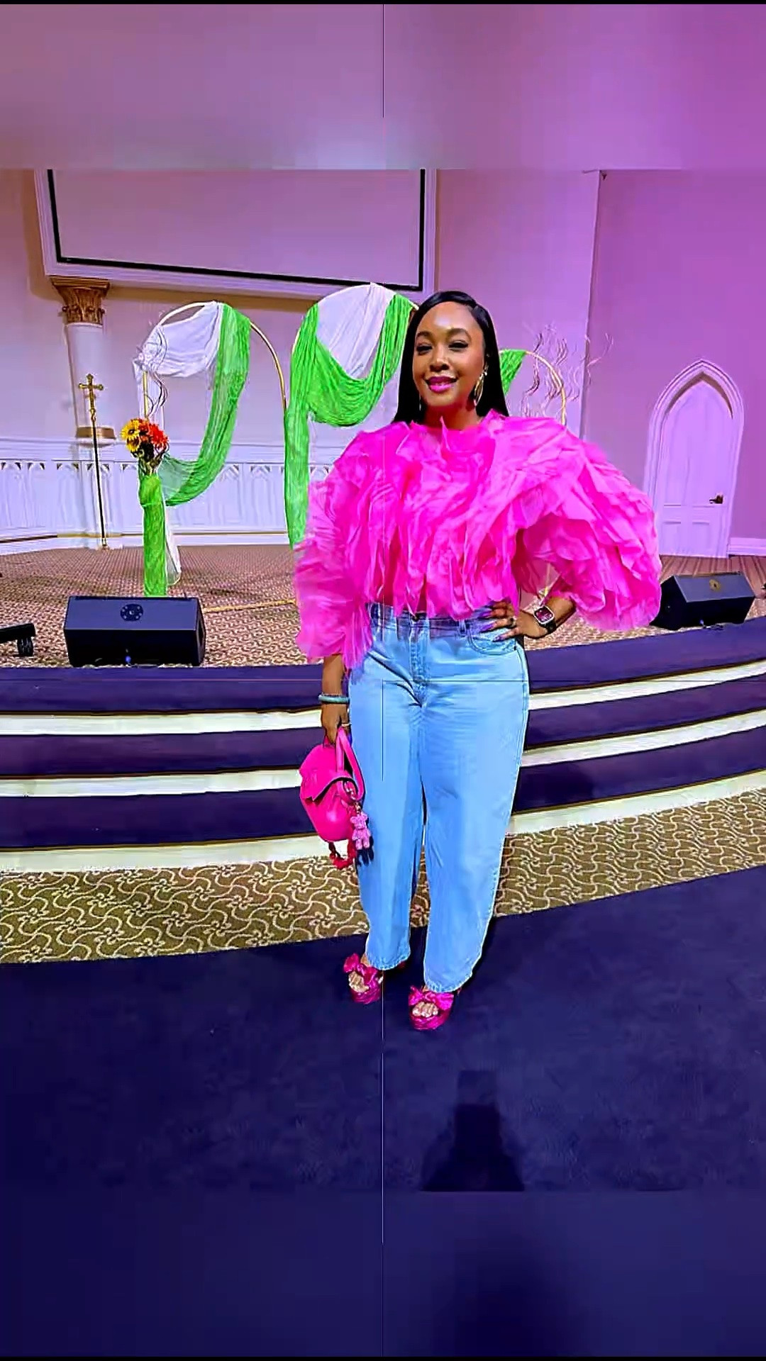 💌Early Mother’s Day Brunch💌

Celebrating my mama early with my church family. We had a beautiful time. I’m wearing size 14 in my jeans. My top is one size fits all & my bust is 40 in. My shoes are true to size 9.5.

#LTKMothersDay #LTKdayinmylife #LTKPlusSize