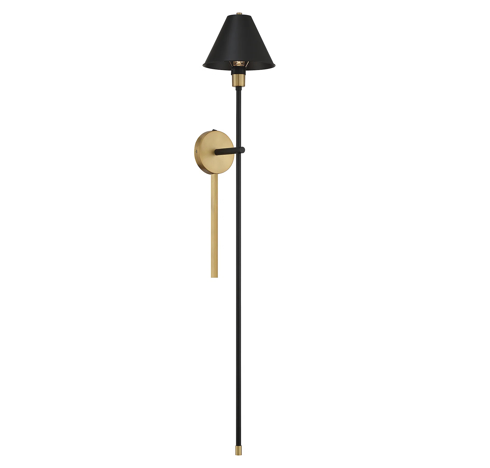 Birch Lane™ Ronsie 1 - Light Dimmable Black Wallchiere & Reviews | Wayfair | Wayfair North America