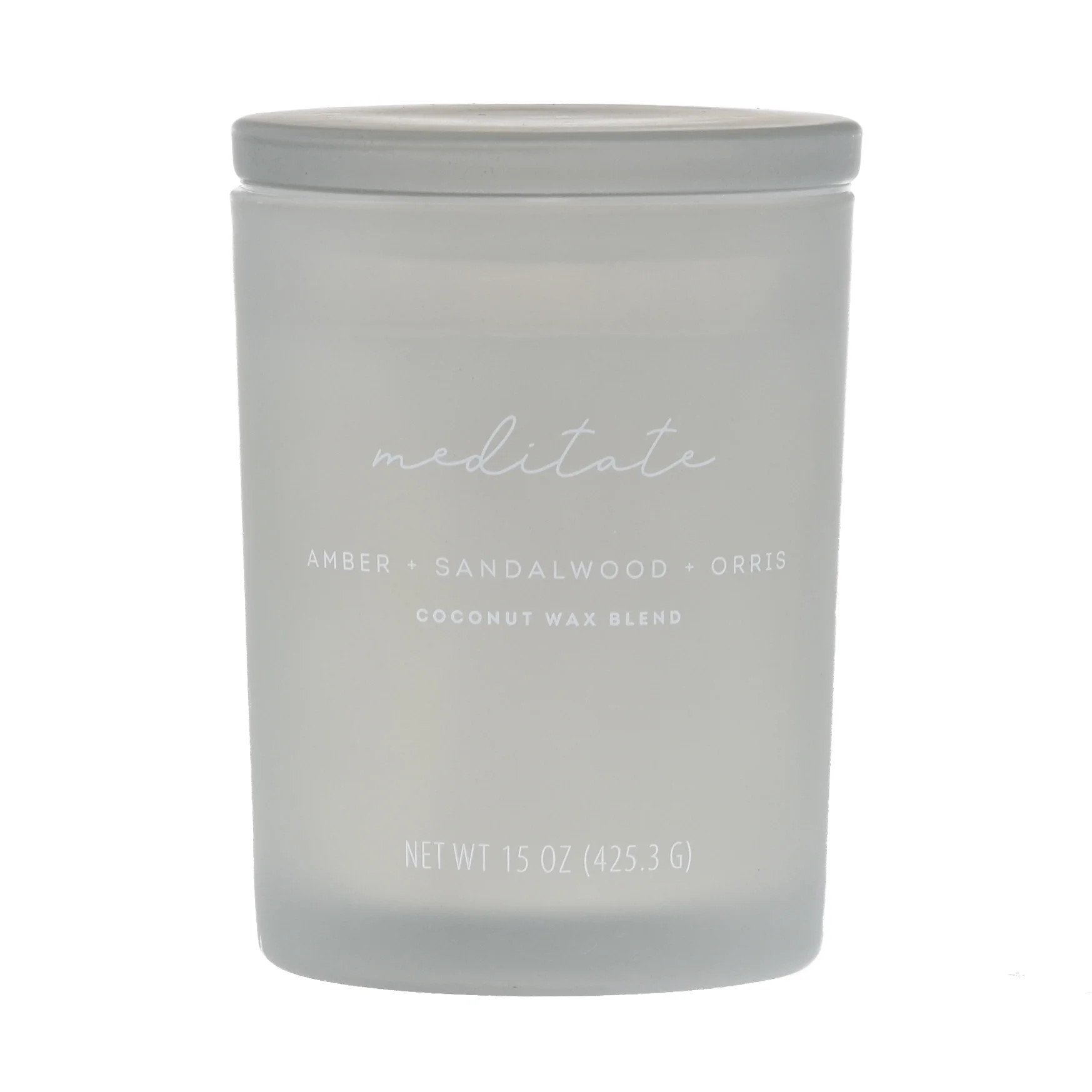 15oz Scented 2-wick Spa Candle - Meditate (AMBER + SANDALWOOD + ORRIS) | Walmart (US)
