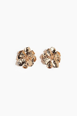 H & M - Flower Earrings - Gold-Colored | H&M (US + CA)