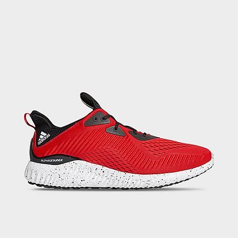 Men's AlphaBounce Running Shoes in Red/Scarlet Size 13.0 Suede by Adidas | JD Sports (US)