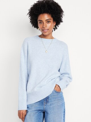 SoSoft Crew-Neck Tunic Sweater | Old Navy (US)