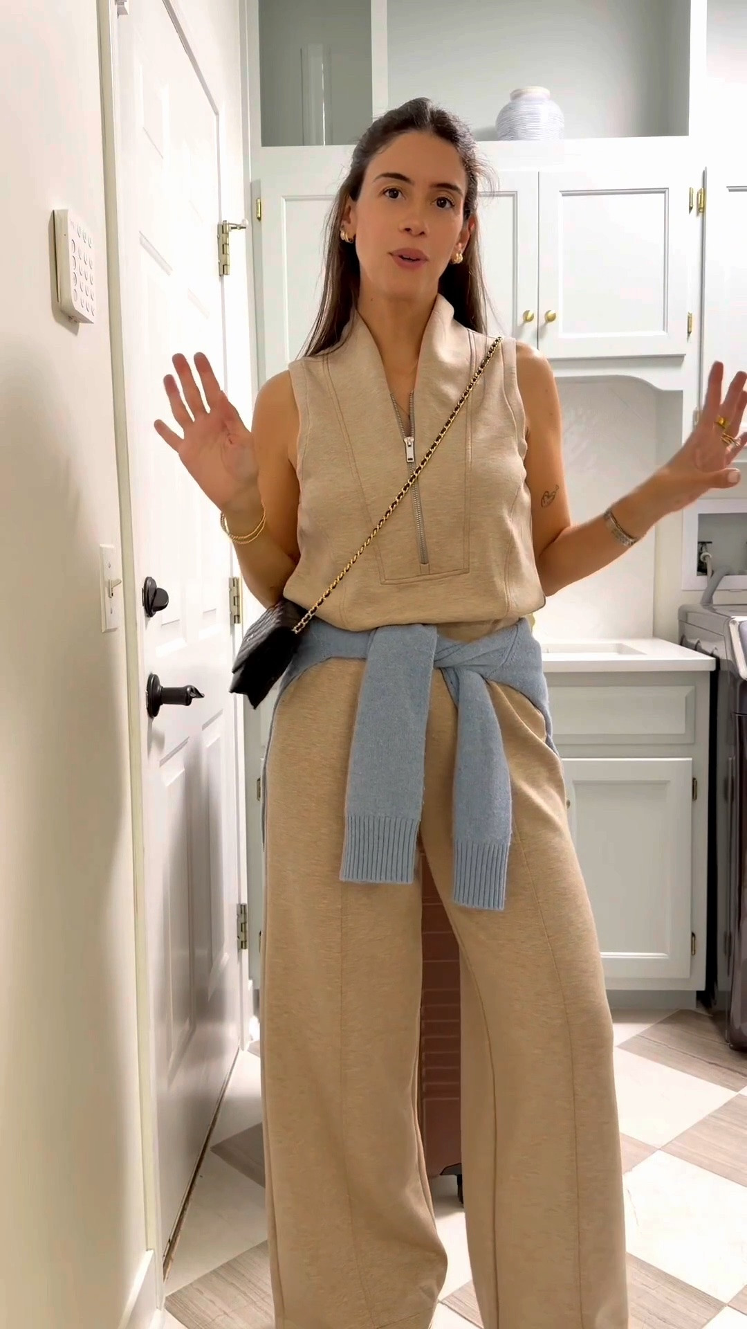 What I'm wearing on a 2 hour flight from Chicago to Hilton Head Island SC.
Jumpsuit size small / my code MARIANAXSPANX gives you a discount!

#LTKgrwm #LTKSeasonal #LTKTravel