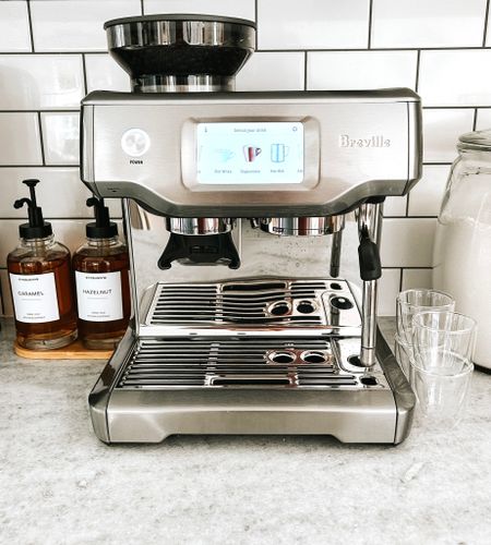 new cappuccino and espresso machine! ☕️

coffee machine, espresso machine, espresso glasses, syrup dispensers, coffee station, homemade cappuccino, breville, barista, americano, self-cleaning coffee machine

#LTKhome #LTKsalealert #LTKGiftGuide