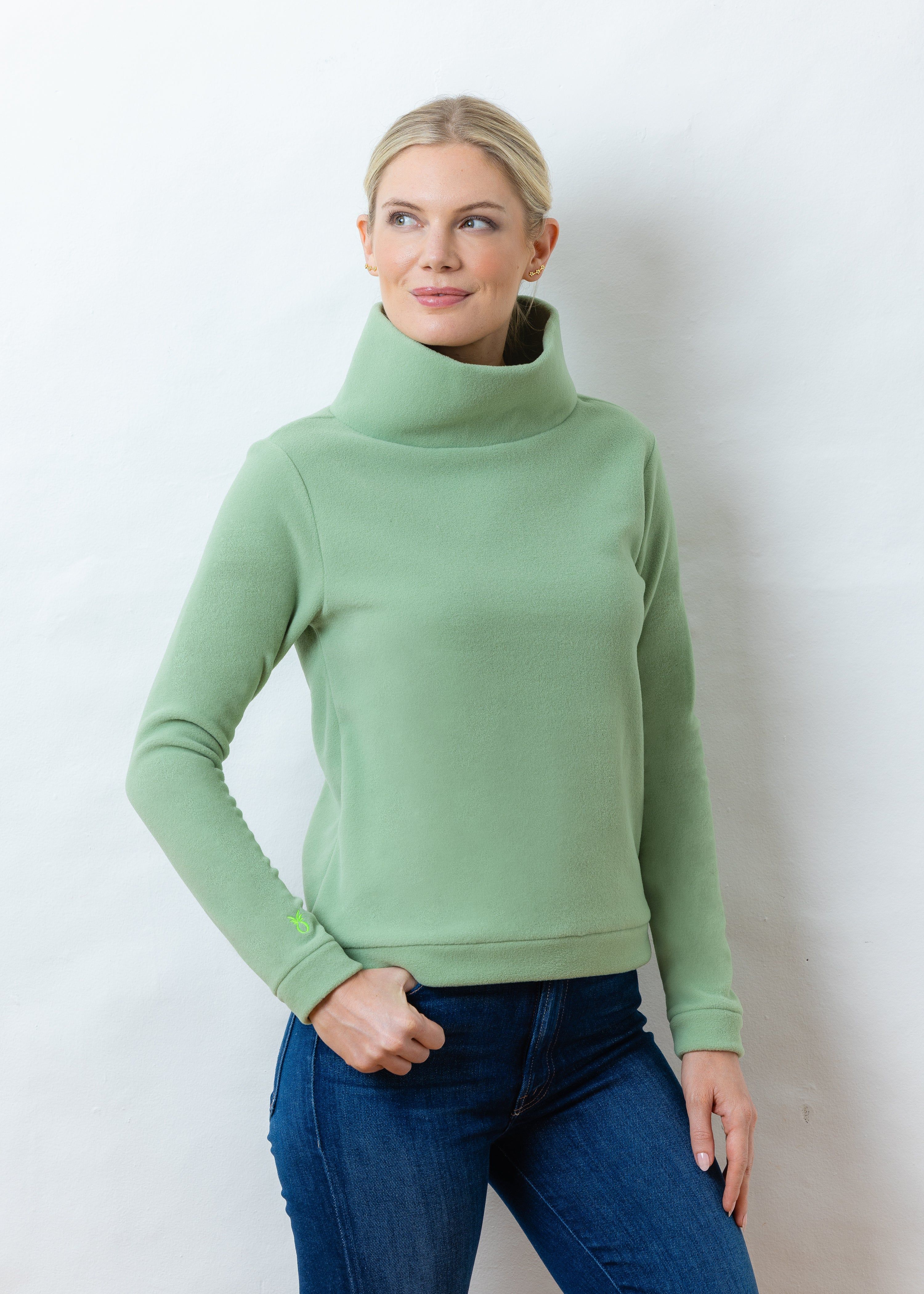 Park Slope Turtleneck (Basil) | Dudley Stephens