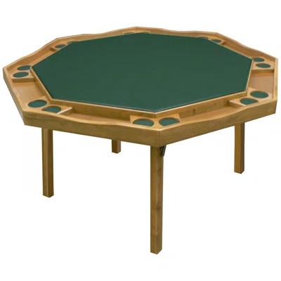 57" Heritage Maple Folding Leg Poker Table | Wayfair North America