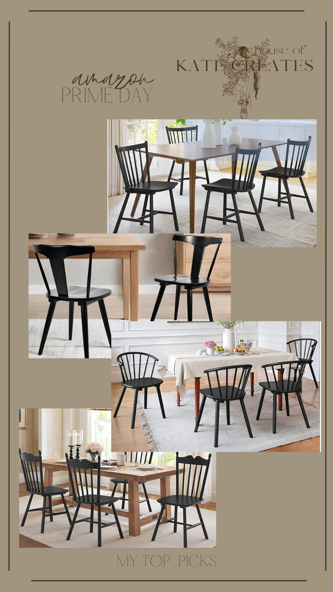 LOVES THESE BLACK DINING CHAIR OPTIONS 

 #LTKHome