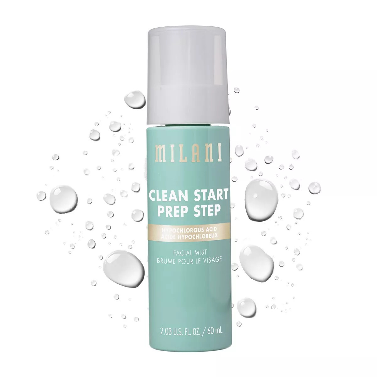 Milani Clean Start Prep Step Hypochlorous Acid Facial Mist - 2.03 fl oz | Target
