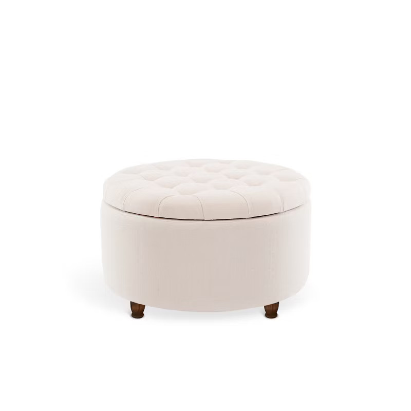 eLuxury Large Tufted Storage Ottoman | Target