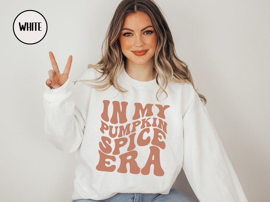 In My Pumpkin Spice Era Sweatshirt Fall Coffee Sweater - Etsy | Etsy (US)