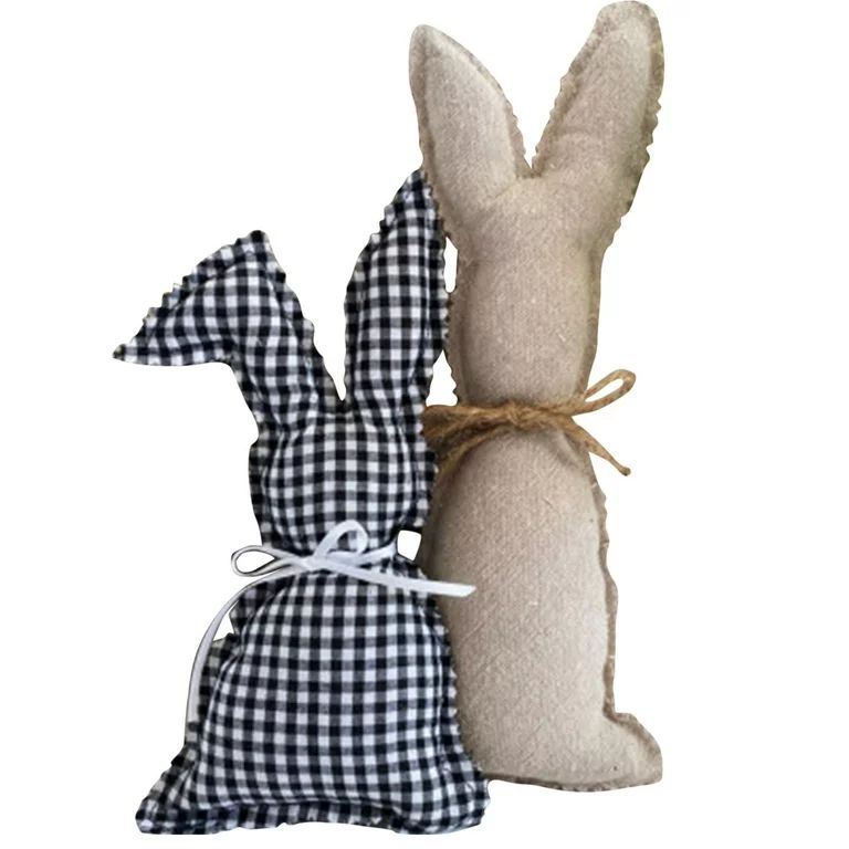 Egmy Easter Bunny Decoration Fabric Party Decoration Bunny Decoration Arrangement | Walmart (US)