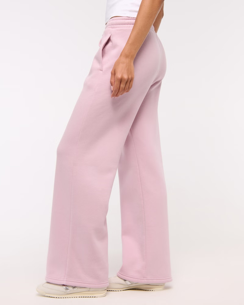 Women's High Rise Wide Leg Sunday Sweatpant | Women's New Arrivals | Abercrombie.com | Abercrombie & Fitch (US)