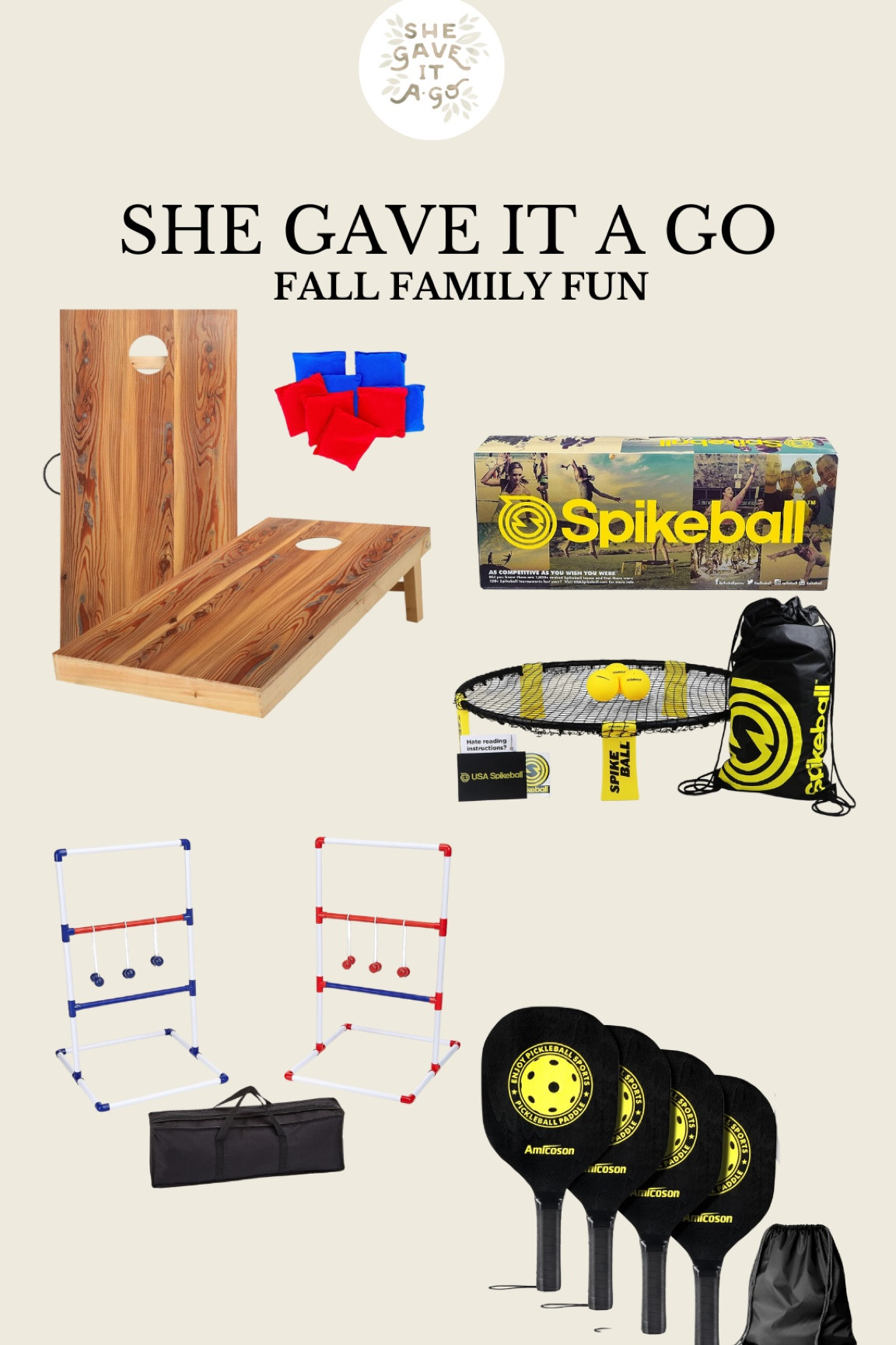 Game day games to play with family and friends // Tailgate activities and games 

#LTKfamily #LTKU #LTKparties