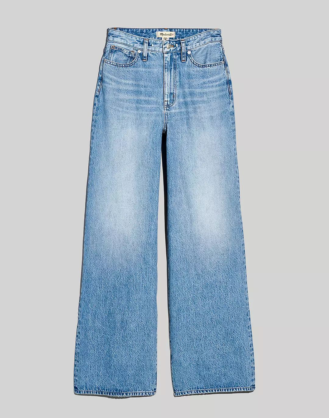 Curvy Superwide-Leg Jeans in Varian Wash | Madewell
