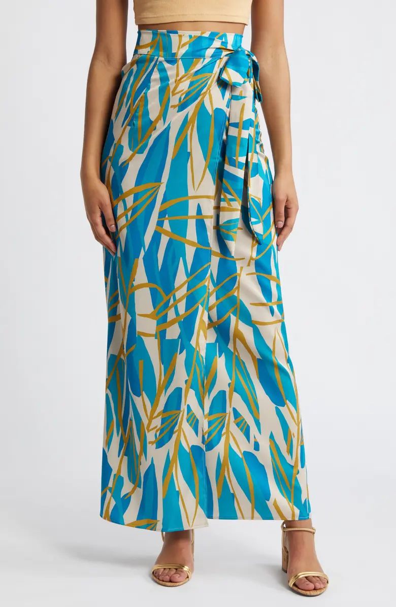 Seur Blossom Print Maxi Wrap Skirt | Nordstrom