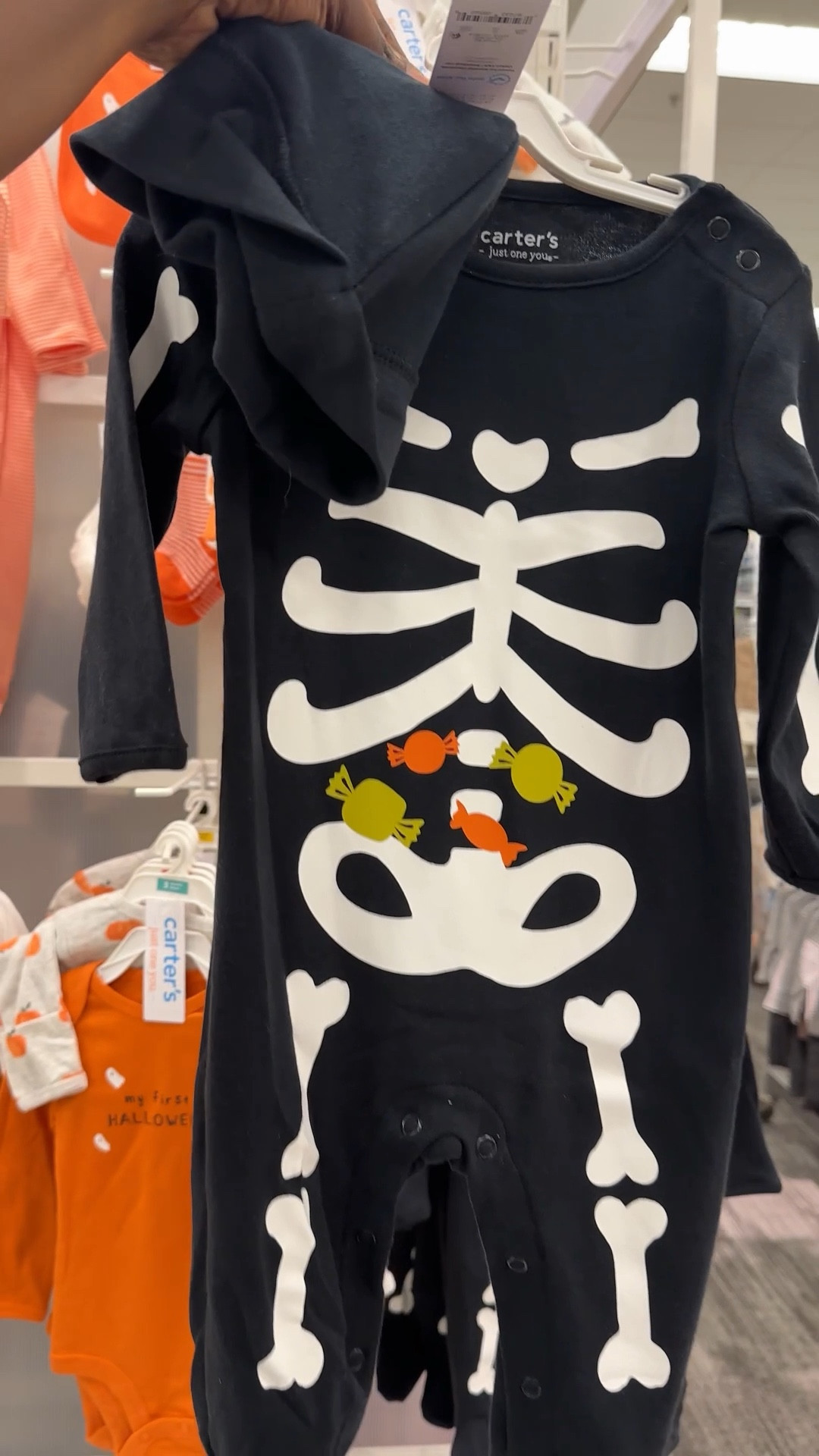 Baby Halloween Skeleton Sleep and Play Set! So cute for a babies first Halloween and beyond  

Carters 
Target finds 
Halloween 

#LTKHalloween #LTKBaby