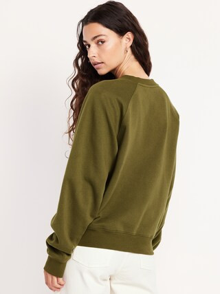 SoComfy Oversized Raglan Sweatshirt | Old Navy (US)