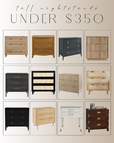 Tall nightstands that are affordable! 

#LTKhome
