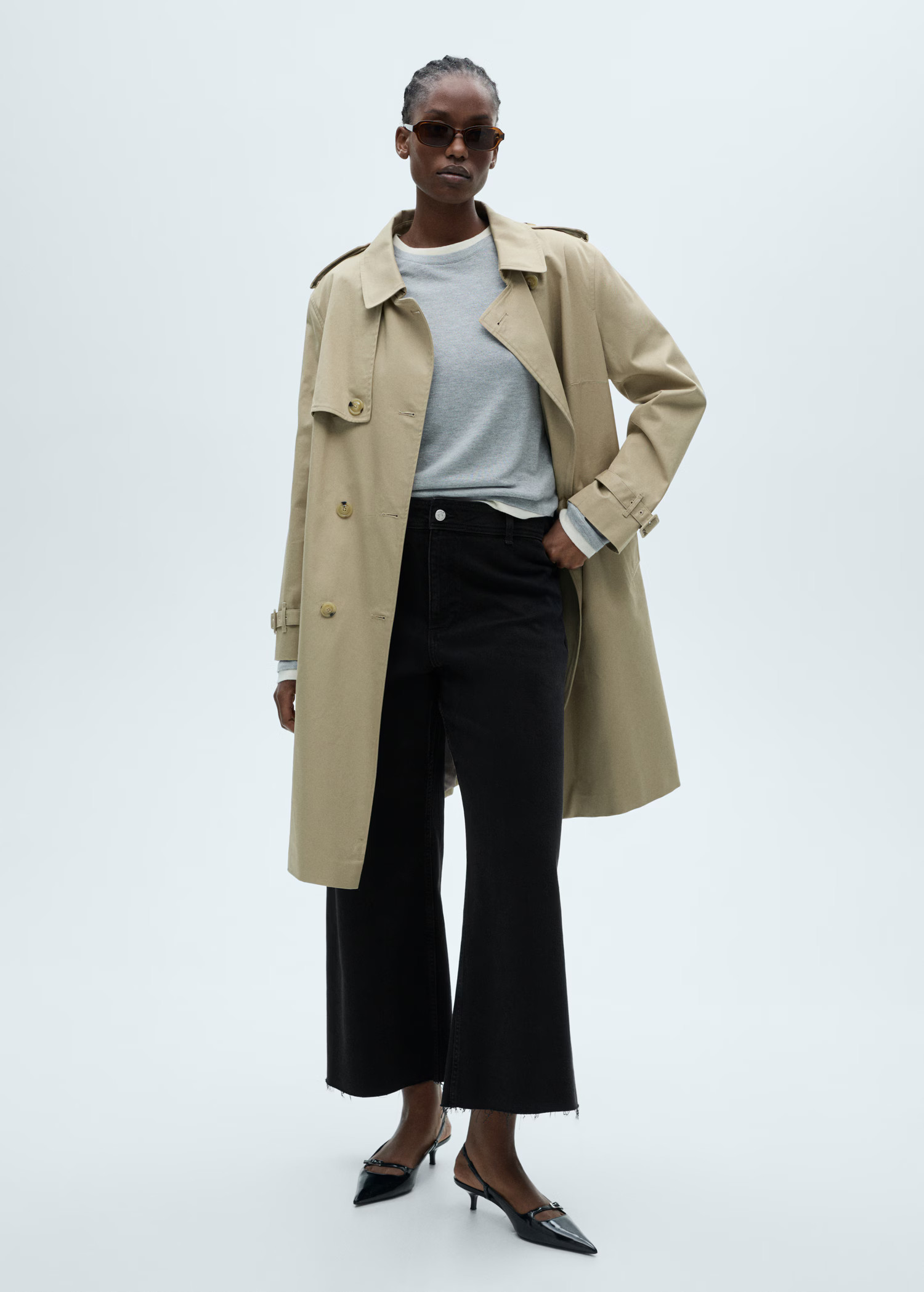 Catherin culotte high-rise jeans - Women | MANGO USA | Mango (US/MX/AU)