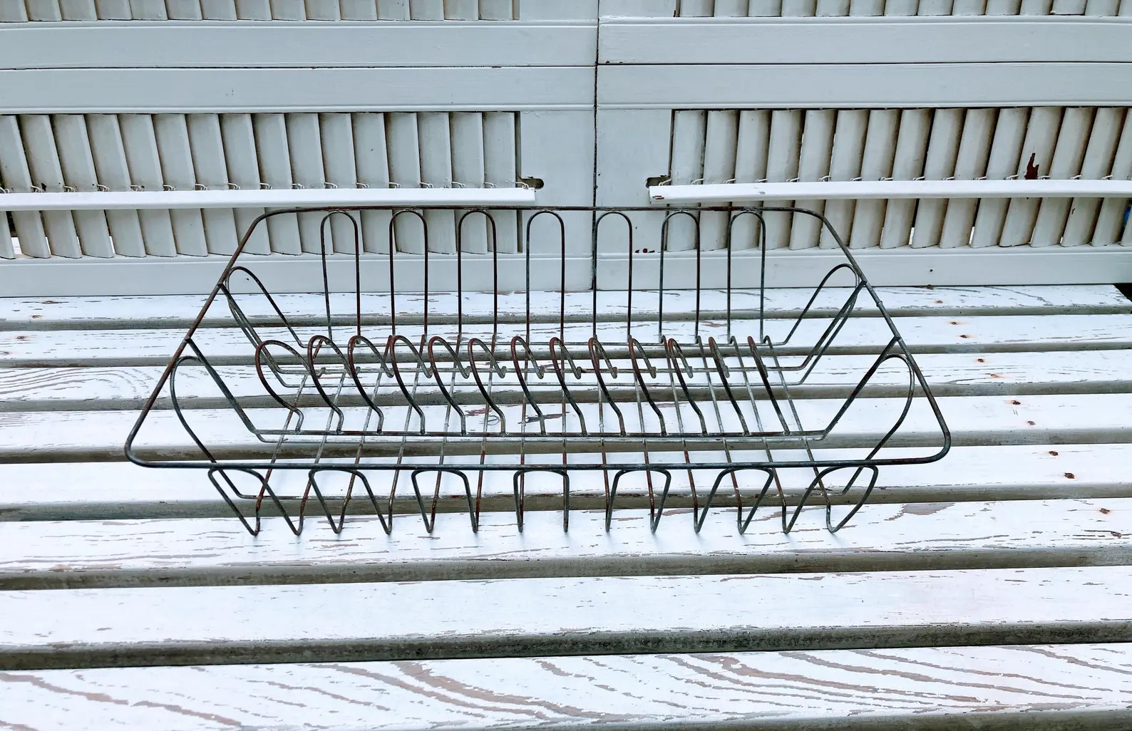 Vintage loop wire dish drainer drying rack metal | Etsy (Global)